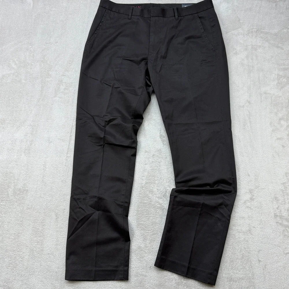 Bonobos Tuesday Chino Pants Mens 34x30 Brown Slim Straight Leg Performance Light